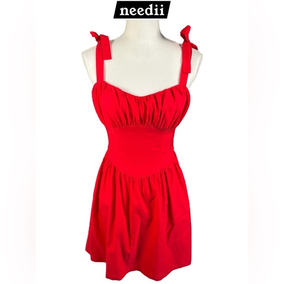 needii | Should Tie Mini Dress | NWT! - Picture 2 of 8